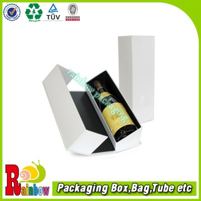 customized size&print cardboard packaging box for wine,oil essential,perfume bottle