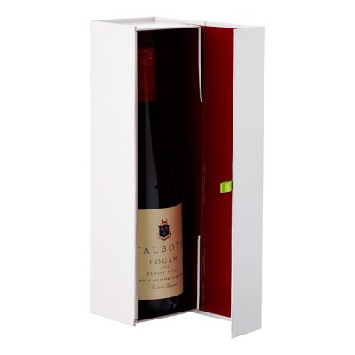 customized one sheet high end card box wine flat shipping